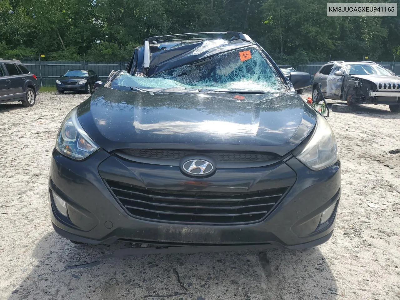 2014 Hyundai Tucson Gls VIN: KM8JUCAGXEU941165 Lot: 66384734