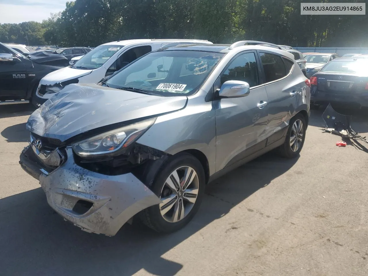 KM8JU3AG2EU914865 2014 Hyundai Tucson Gls