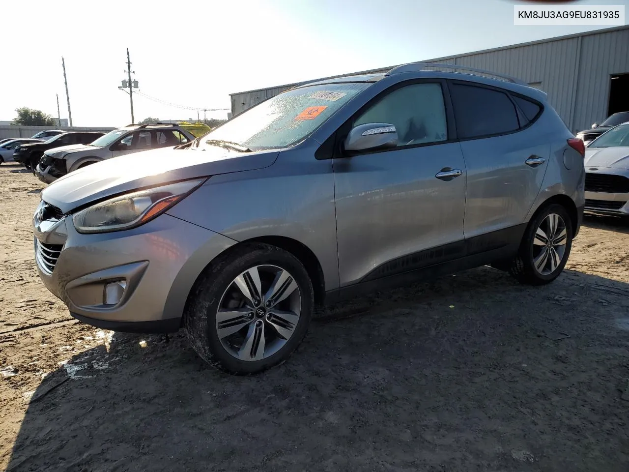 2014 Hyundai Tucson Gls VIN: KM8JU3AG9EU831935 Lot: 72051584