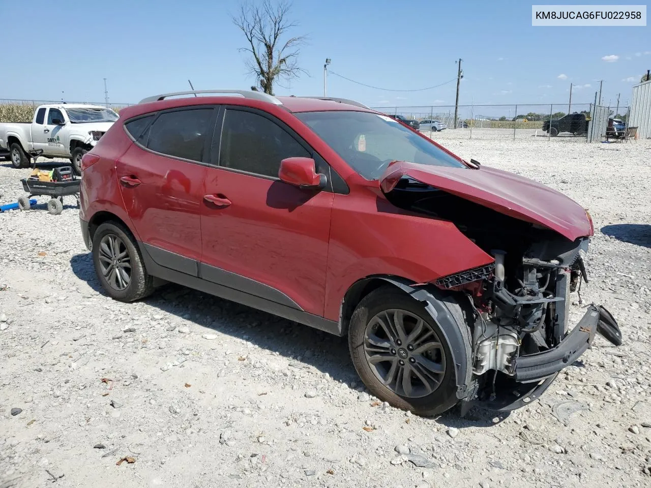 2015 Hyundai Tucson Limited VIN: KM8JUCAG6FU022958 Lot: 72431674