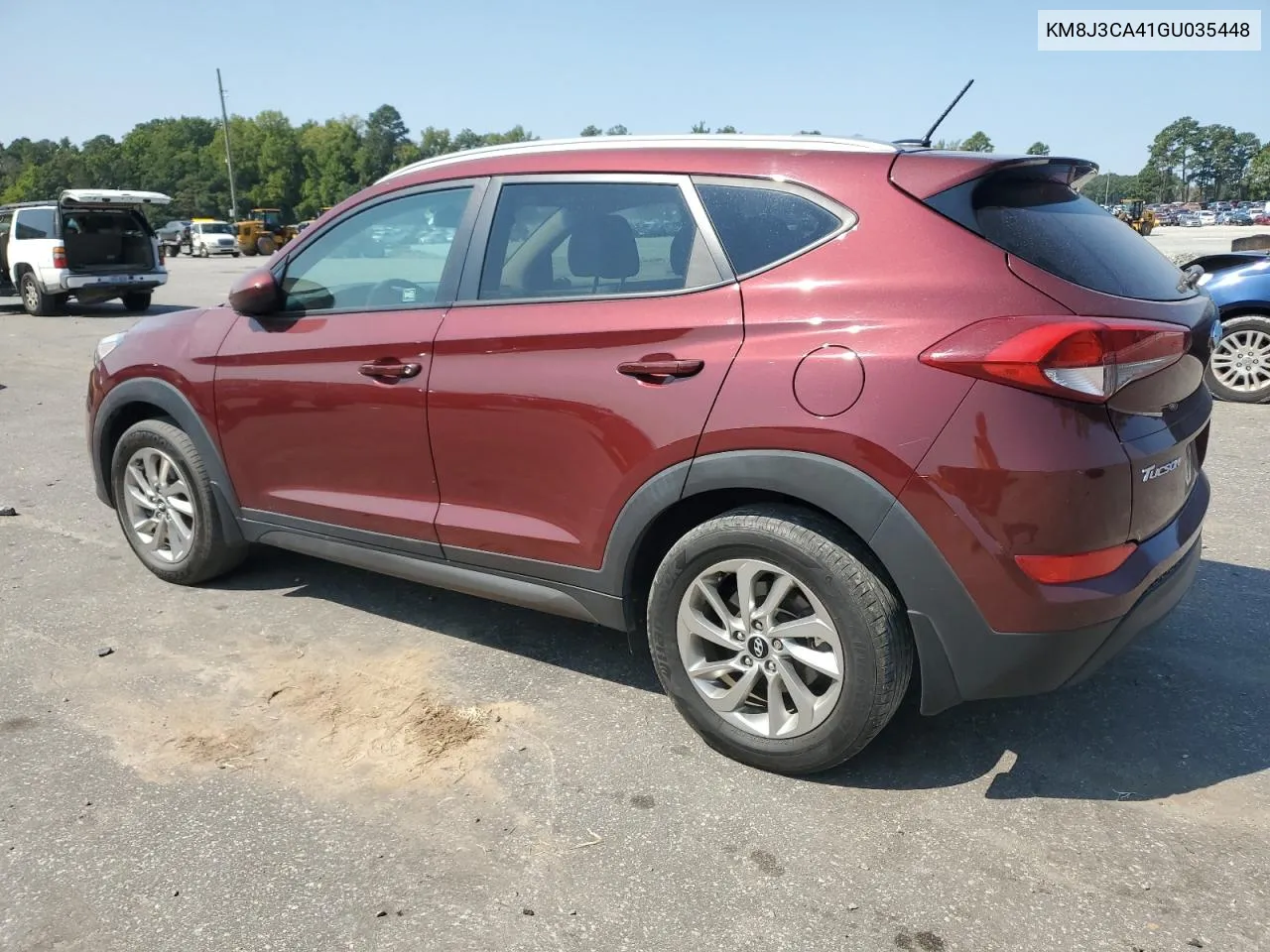 2016 Hyundai Tucson Limited VIN: KM8J3CA41GU035448 Lot: 70821054