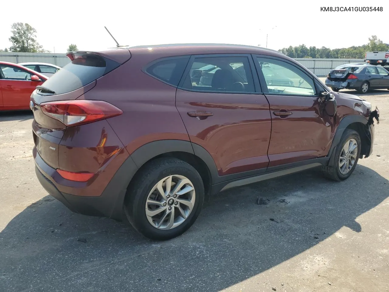 KM8J3CA41GU035448 2016 Hyundai Tucson Limited