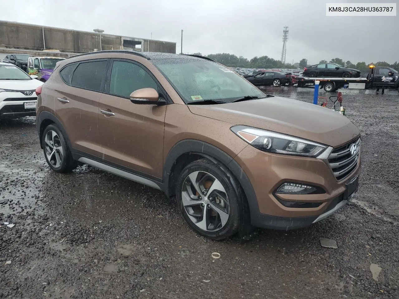 2017 Hyundai Tucson Limited VIN: KM8J3CA28HU363787 Lot: 72026714