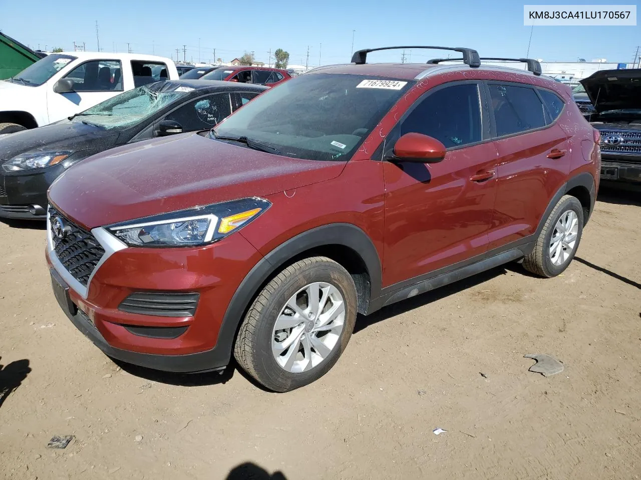 KM8J3CA41LU170567 2020 Hyundai Tucson Limited