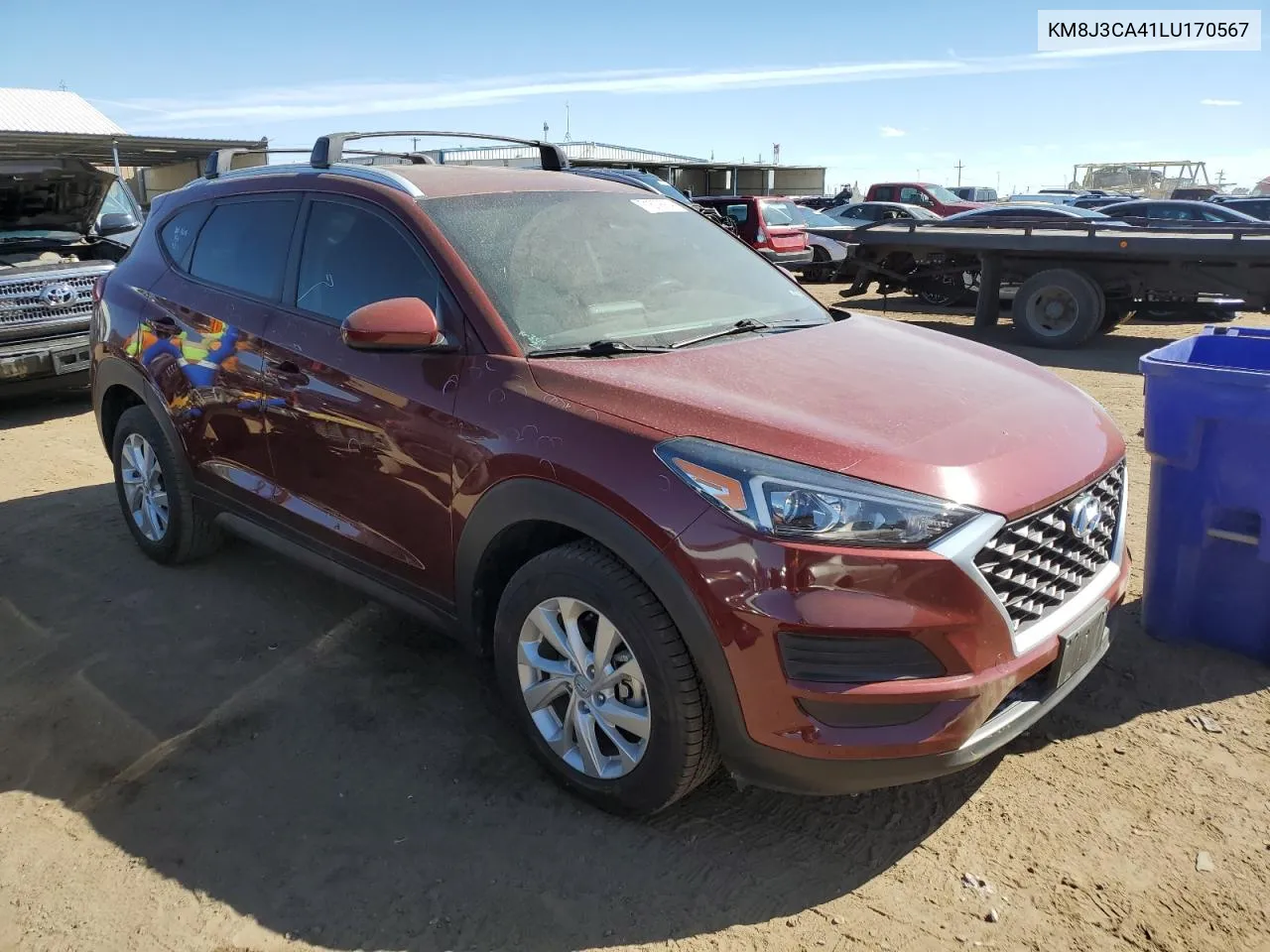 KM8J3CA41LU170567 2020 Hyundai Tucson Limited