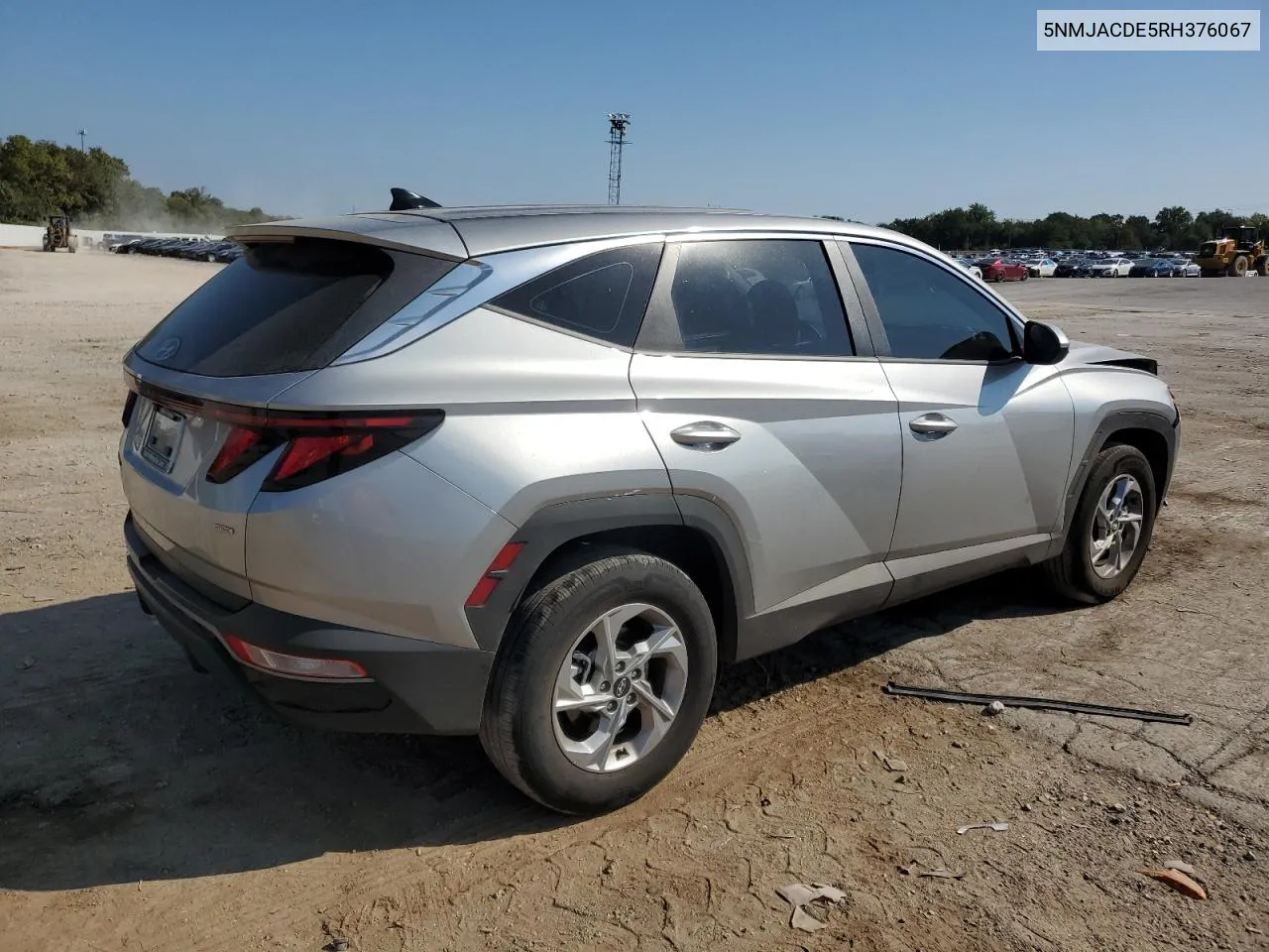 2024 Hyundai Tucson Se VIN: 5NMJACDE5RH376067 Lot: 72145144