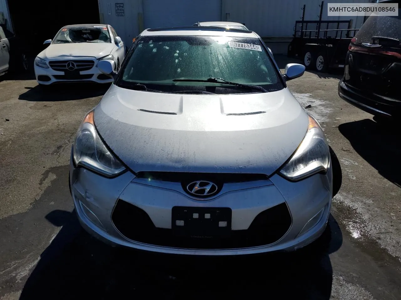 2013 Hyundai Veloster VIN: KMHTC6AD8DU108546 Lot: 67778344