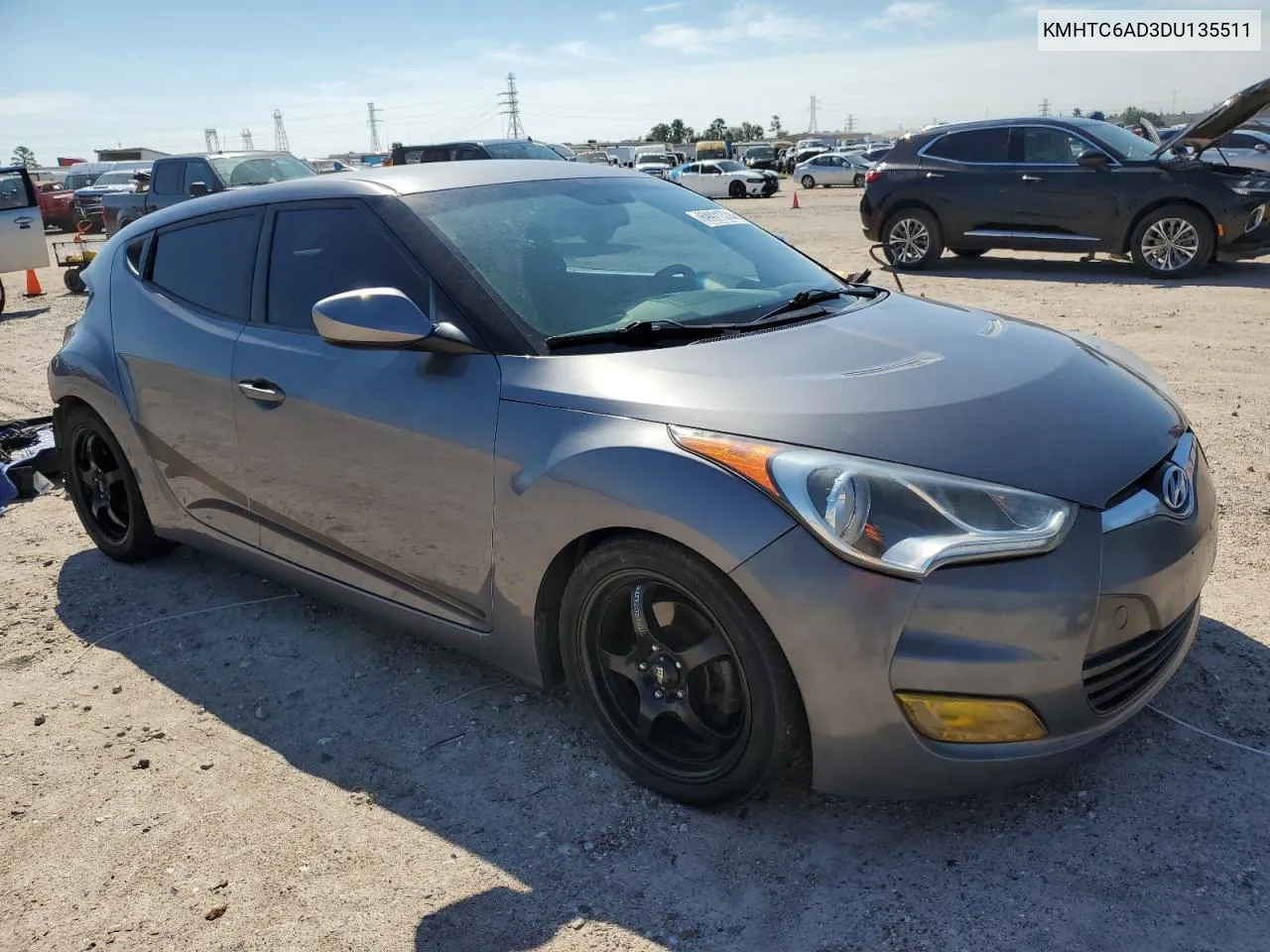 KMHTC6AD3DU135511 2013 Hyundai Veloster