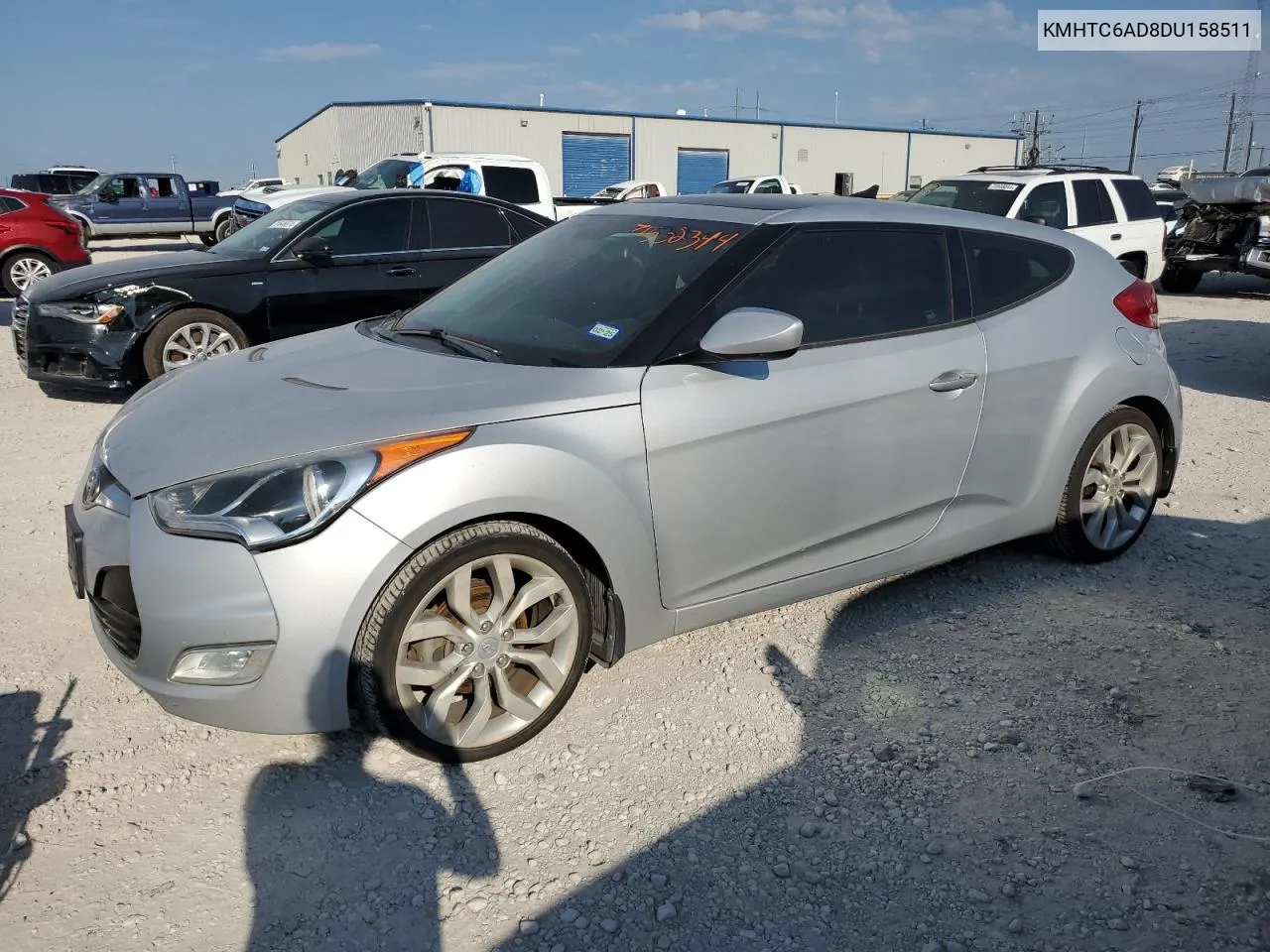 2013 Hyundai Veloster VIN: KMHTC6AD8DU158511 Lot: 71532344