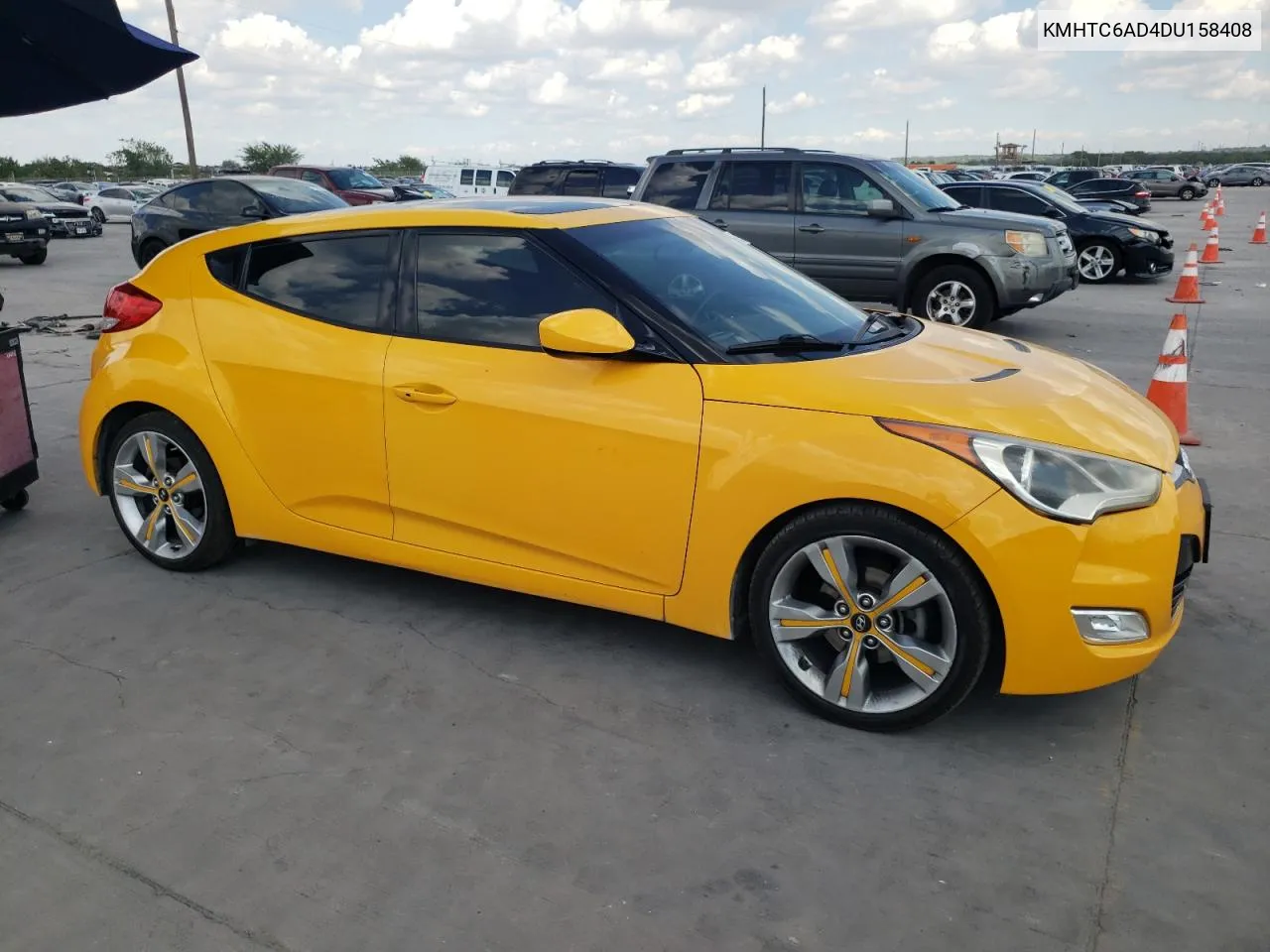 KMHTC6AD4DU158408 2013 Hyundai Veloster