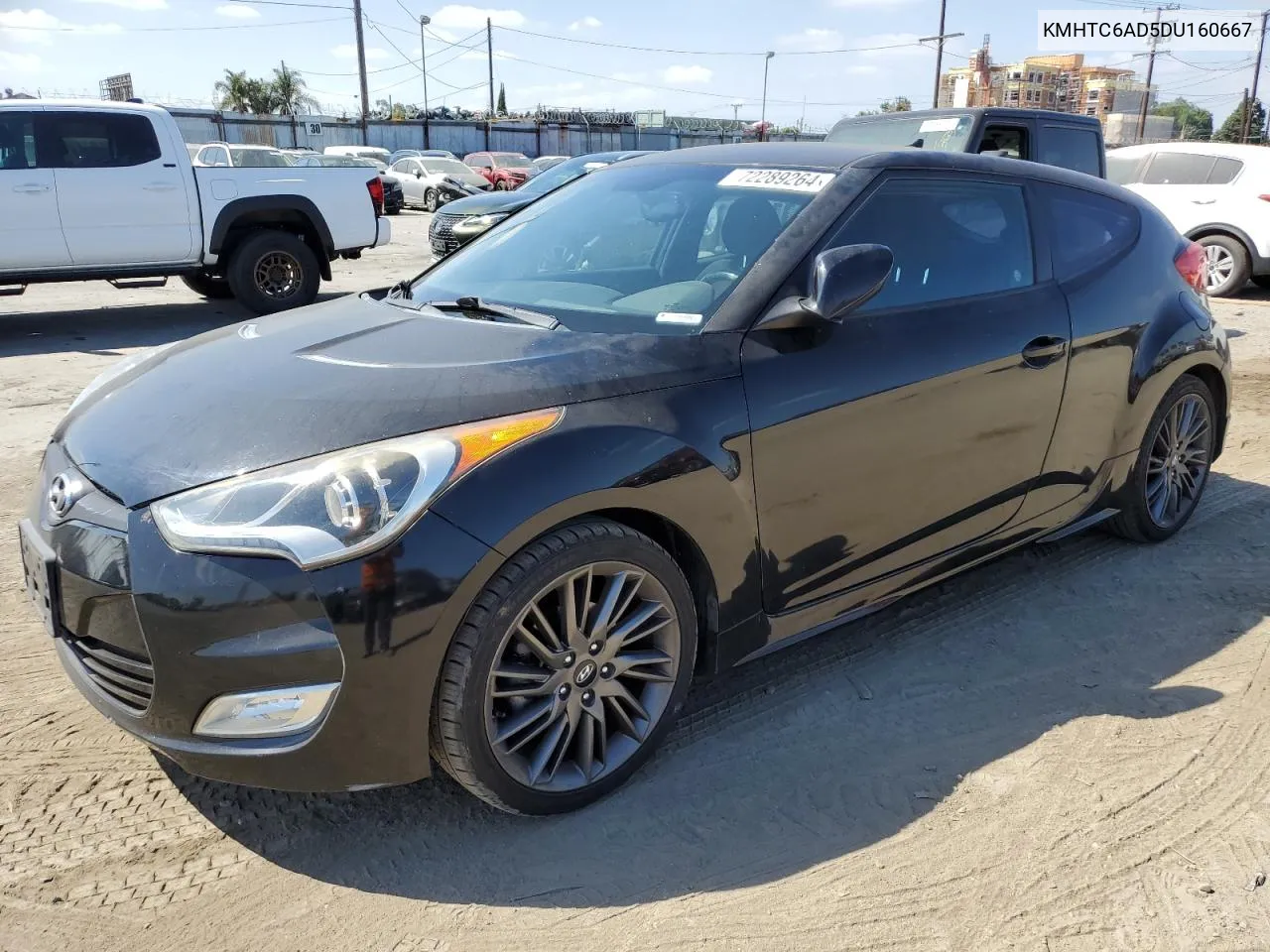 2013 Hyundai Veloster VIN: KMHTC6AD5DU160667 Lot: 72289264