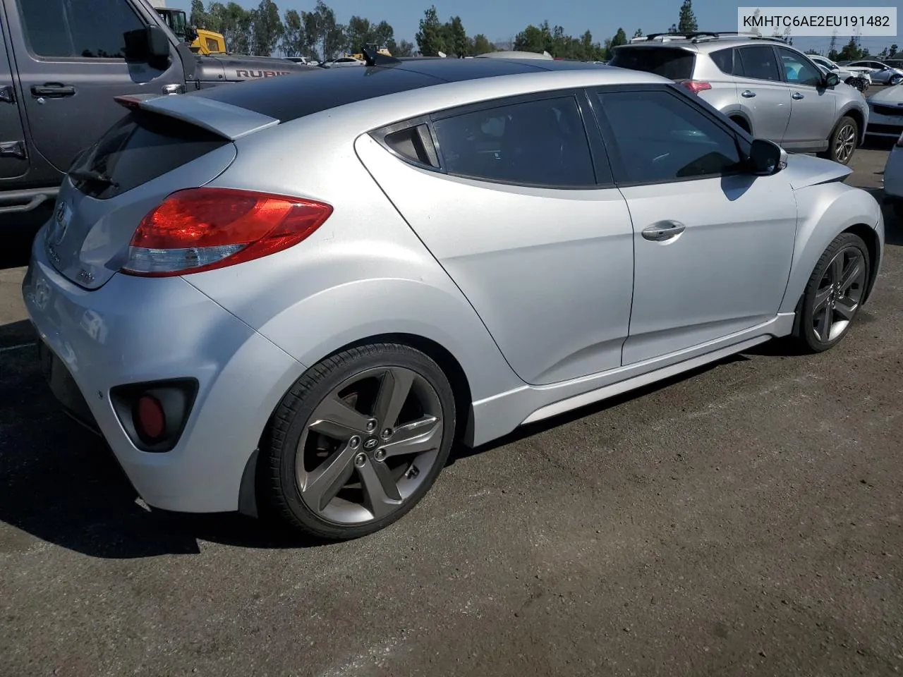 KMHTC6AE2EU191482 2014 Hyundai Veloster Turbo