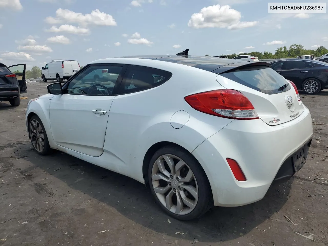 2015 Hyundai Veloster VIN: KMHTC6AD5FU236987 Lot: 64959524