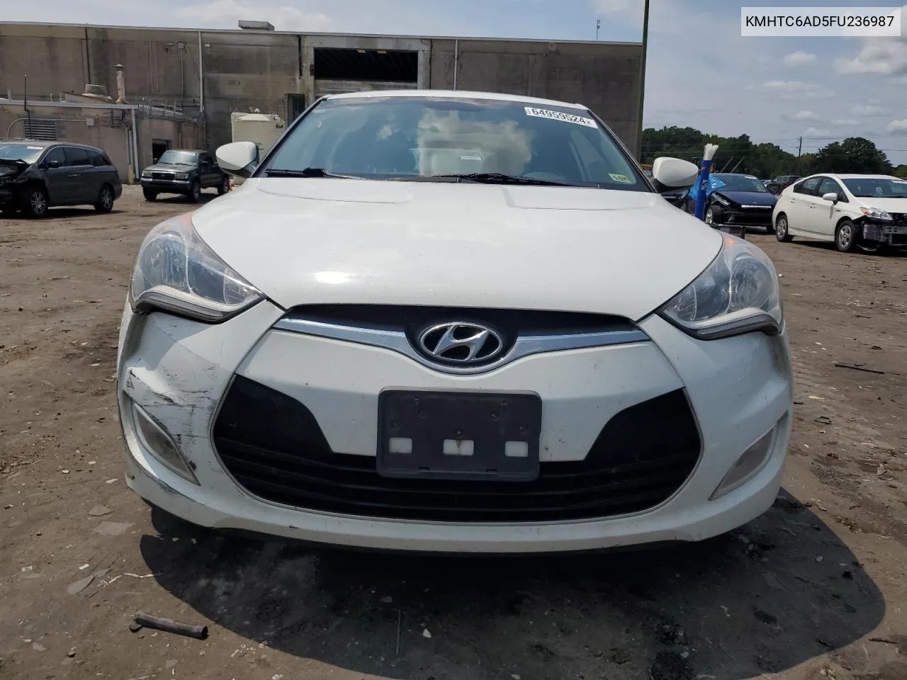 2015 Hyundai Veloster VIN: KMHTC6AD5FU236987 Lot: 64959524