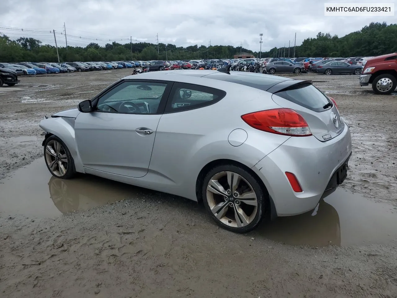 2015 Hyundai Veloster VIN: KMHTC6AD6FU233421 Lot: 66420264