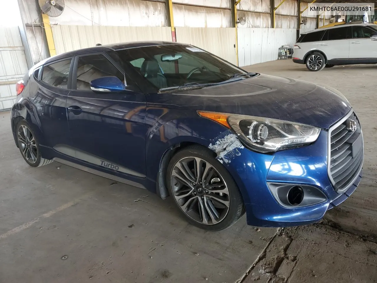 2016 Hyundai Veloster Turbo VIN: KMHTC6AE0GU291681 Lot: 70707944