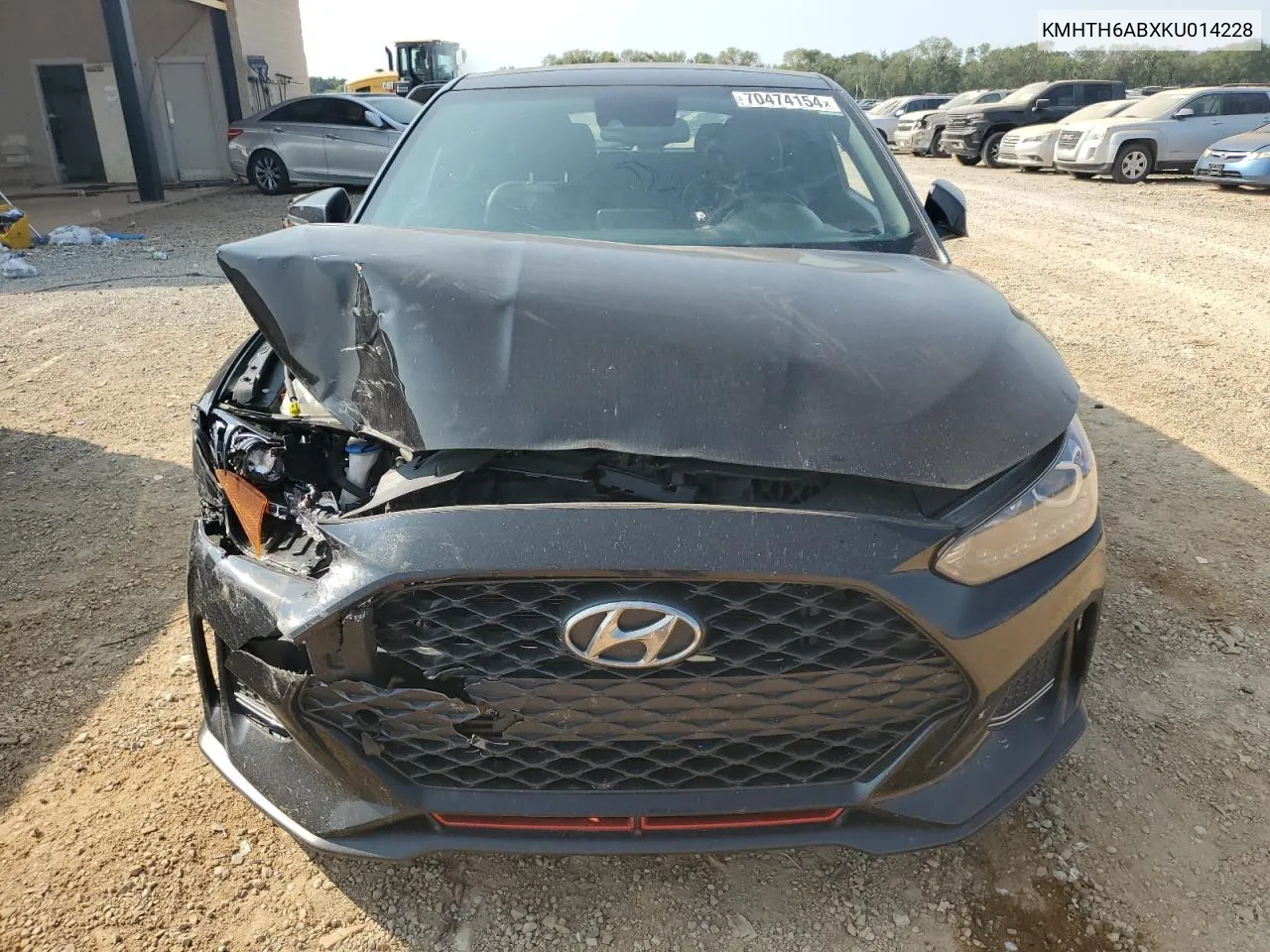 KMHTH6ABXKU014228 2019 Hyundai Veloster Turbo