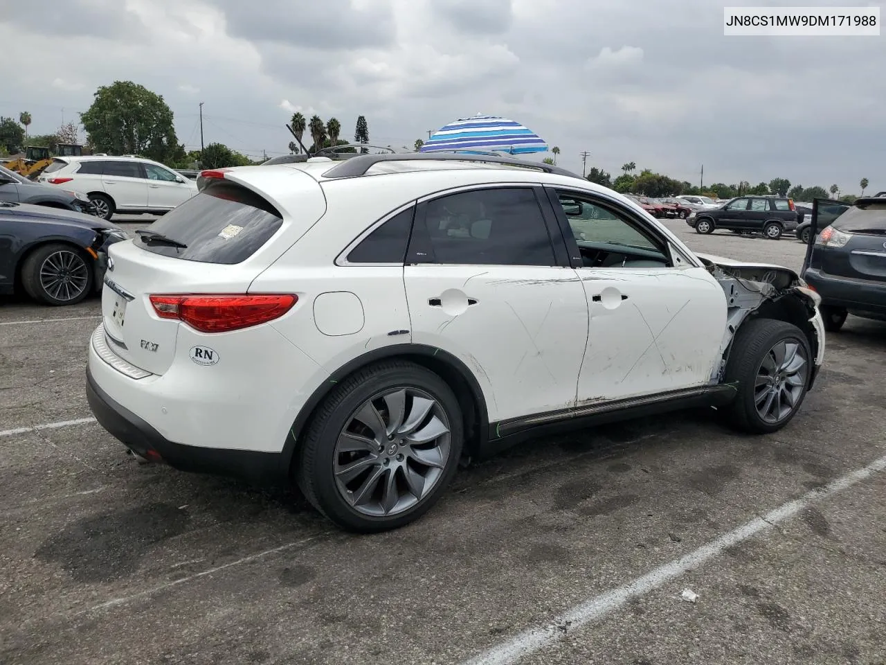 2013 Infiniti Fx37 VIN: JN8CS1MW9DM171988 Lot: 72408874