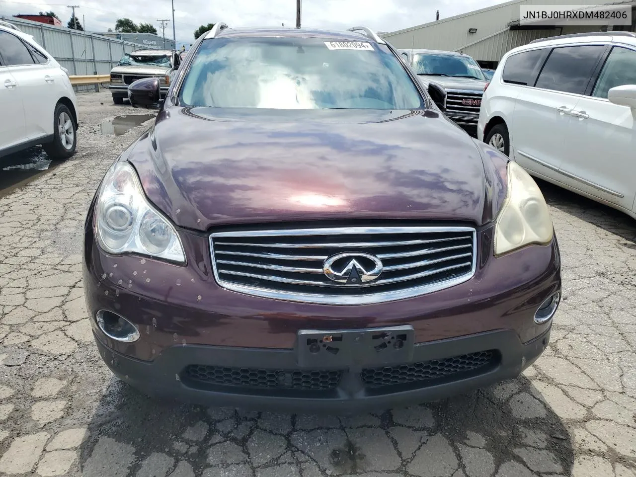 2013 Infiniti Ex37 Base VIN: JN1BJ0HRXDM482406 Lot: 61802094