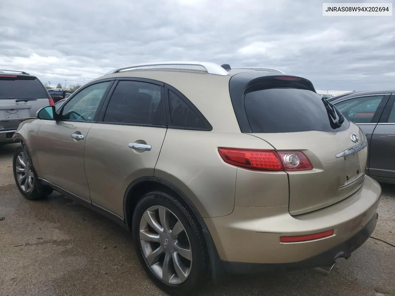 2004 Infiniti Fx35 VIN: JNRAS08W94X202694 Lot: 49067534