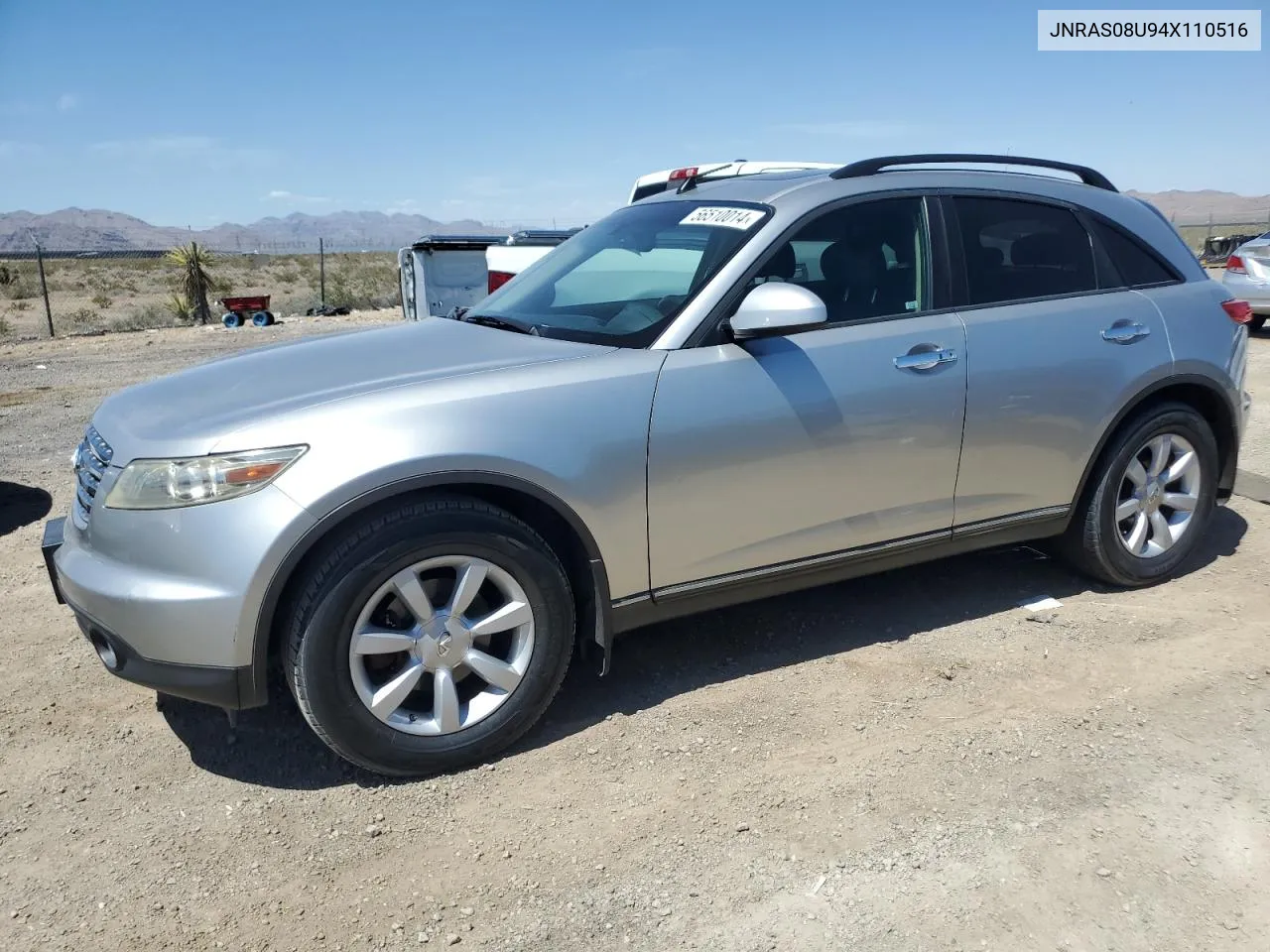 2004 Infiniti Fx35 VIN: JNRAS08U94X110516 Lot: 56510014