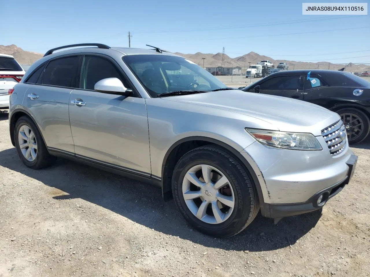 2004 Infiniti Fx35 VIN: JNRAS08U94X110516 Lot: 56510014