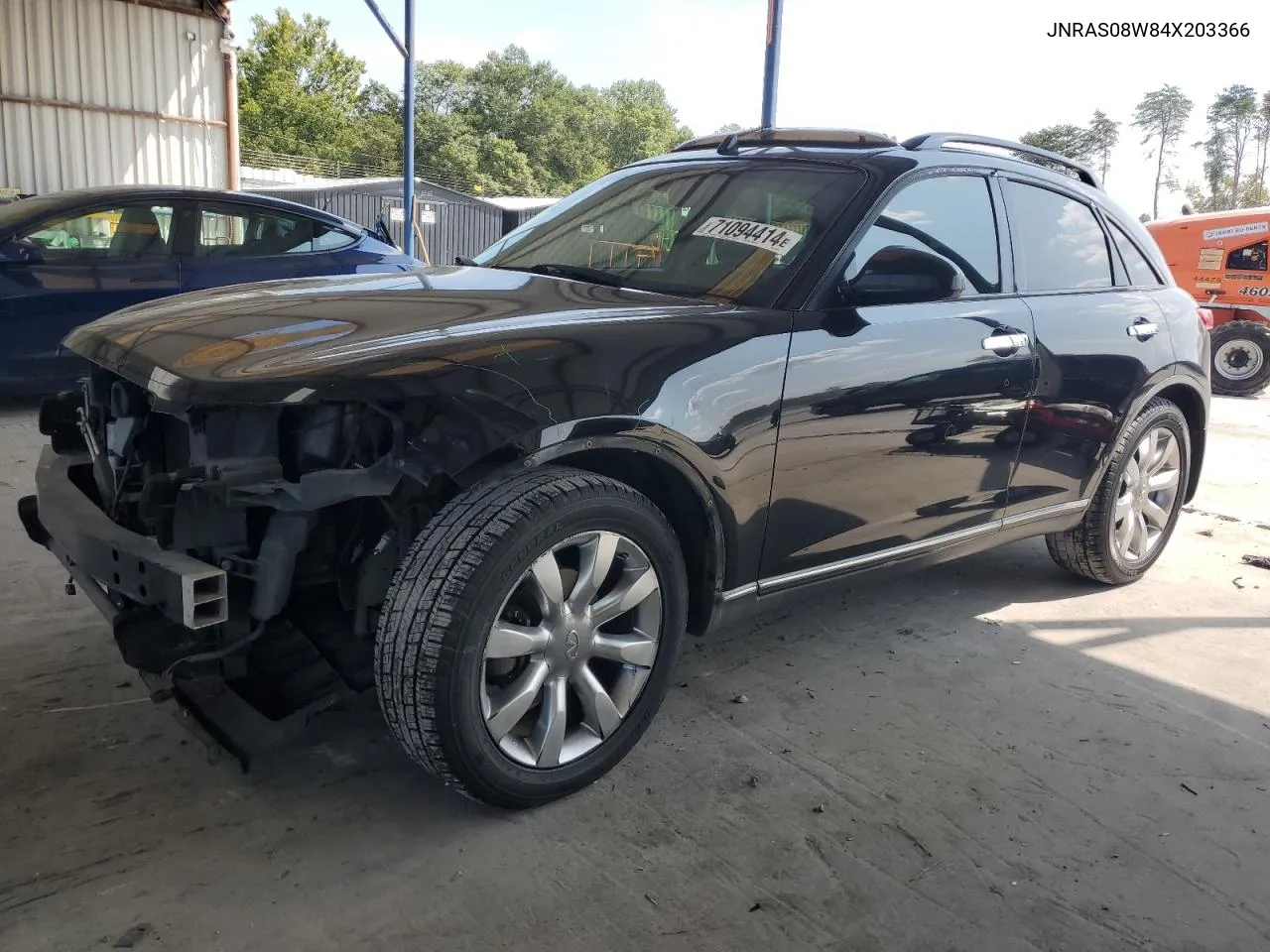 2004 Infiniti Fx35 VIN: JNRAS08W84X203366 Lot: 71094414