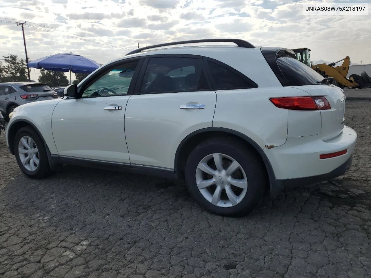 2005 Infiniti Fx35 VIN: JNRAS08W75X218197 Lot: 70484194