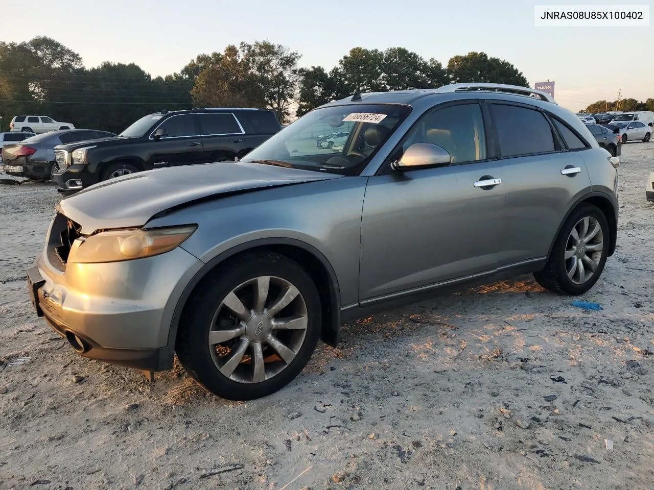 2005 Infiniti Fx35 VIN: JNRAS08U85X100402 Lot: 70656724