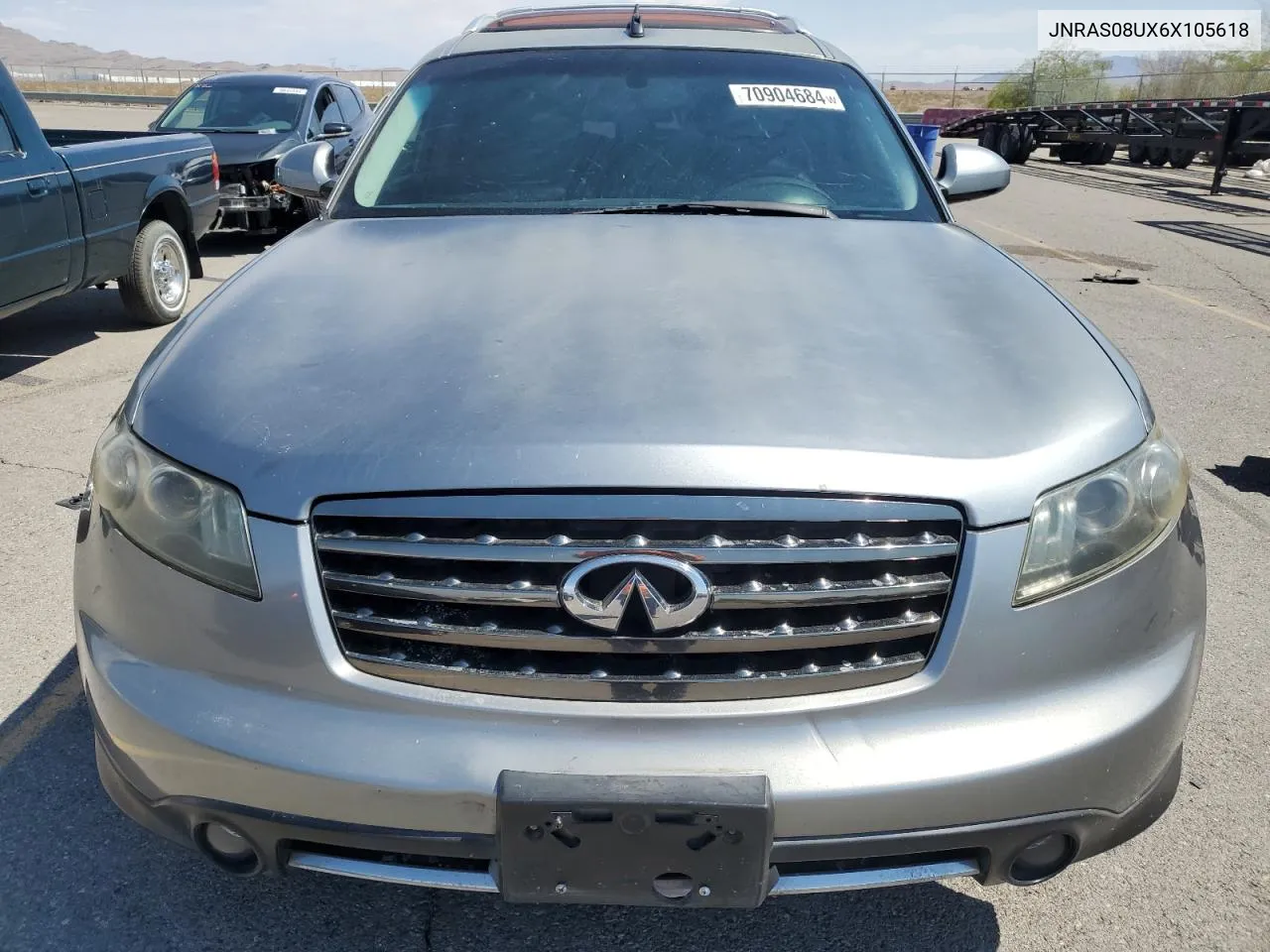 2006 Infiniti Fx35 VIN: JNRAS08UX6X105618 Lot: 70904684