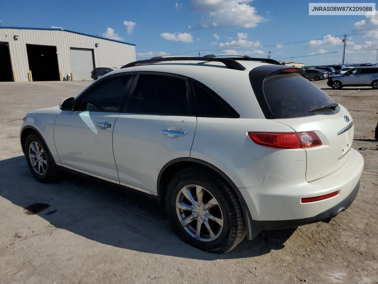 2007 Infiniti Fx35 VIN: JNRAS08W87X209088 Lot: 70454704