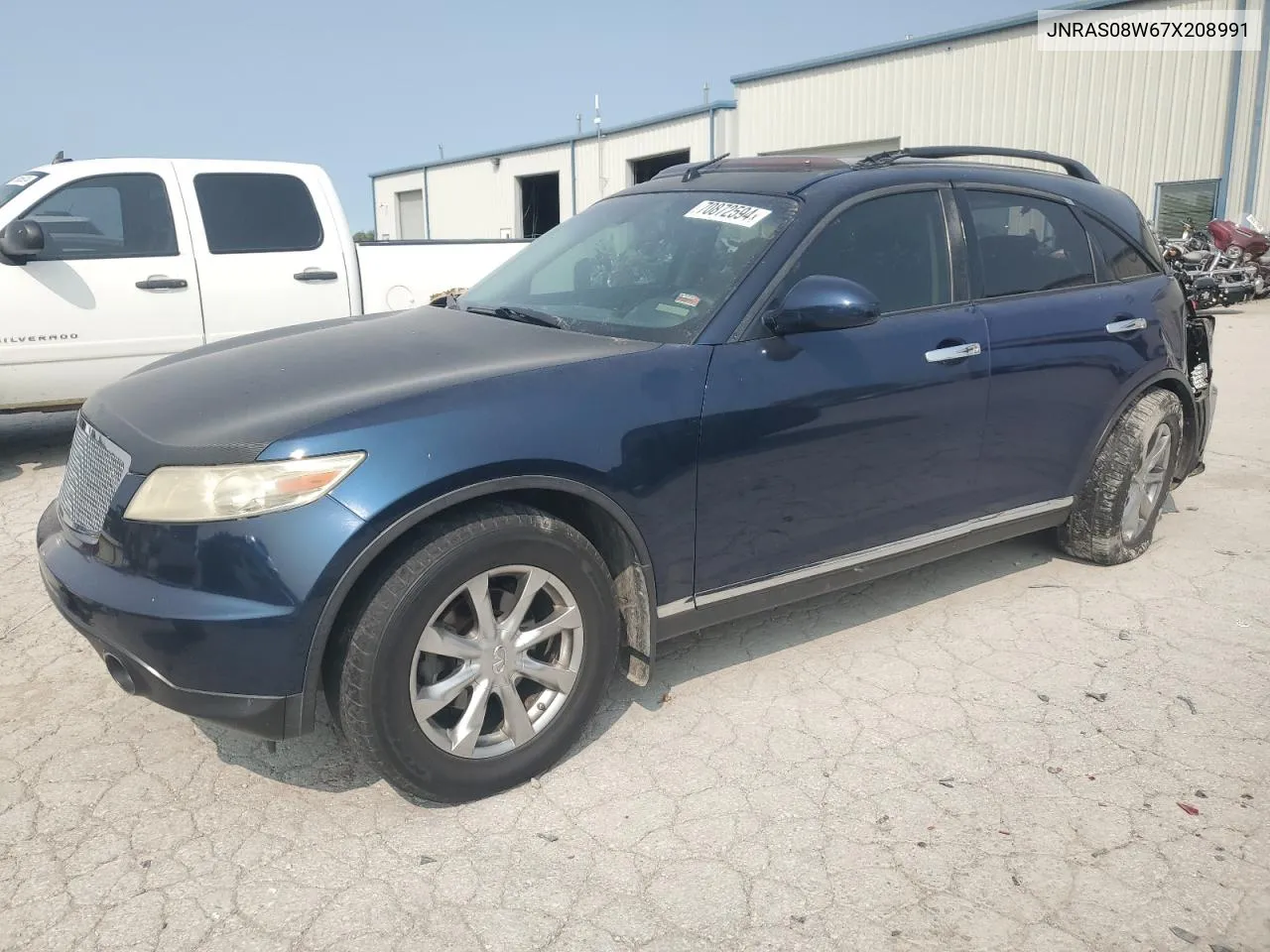 2007 Infiniti Fx35 VIN: JNRAS08W67X208991 Lot: 70872594