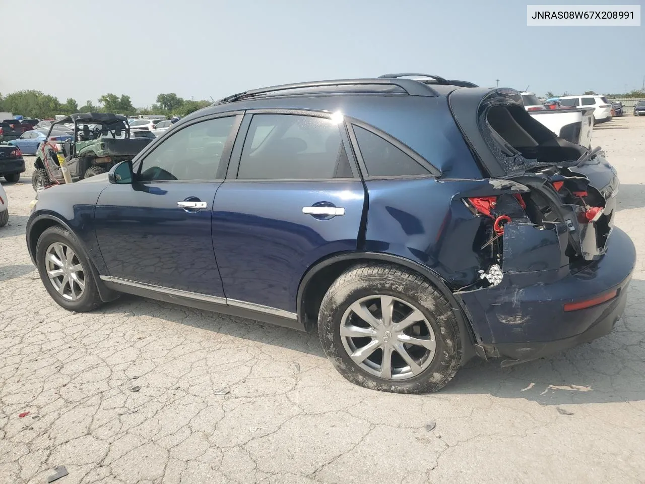 2007 Infiniti Fx35 VIN: JNRAS08W67X208991 Lot: 70872594