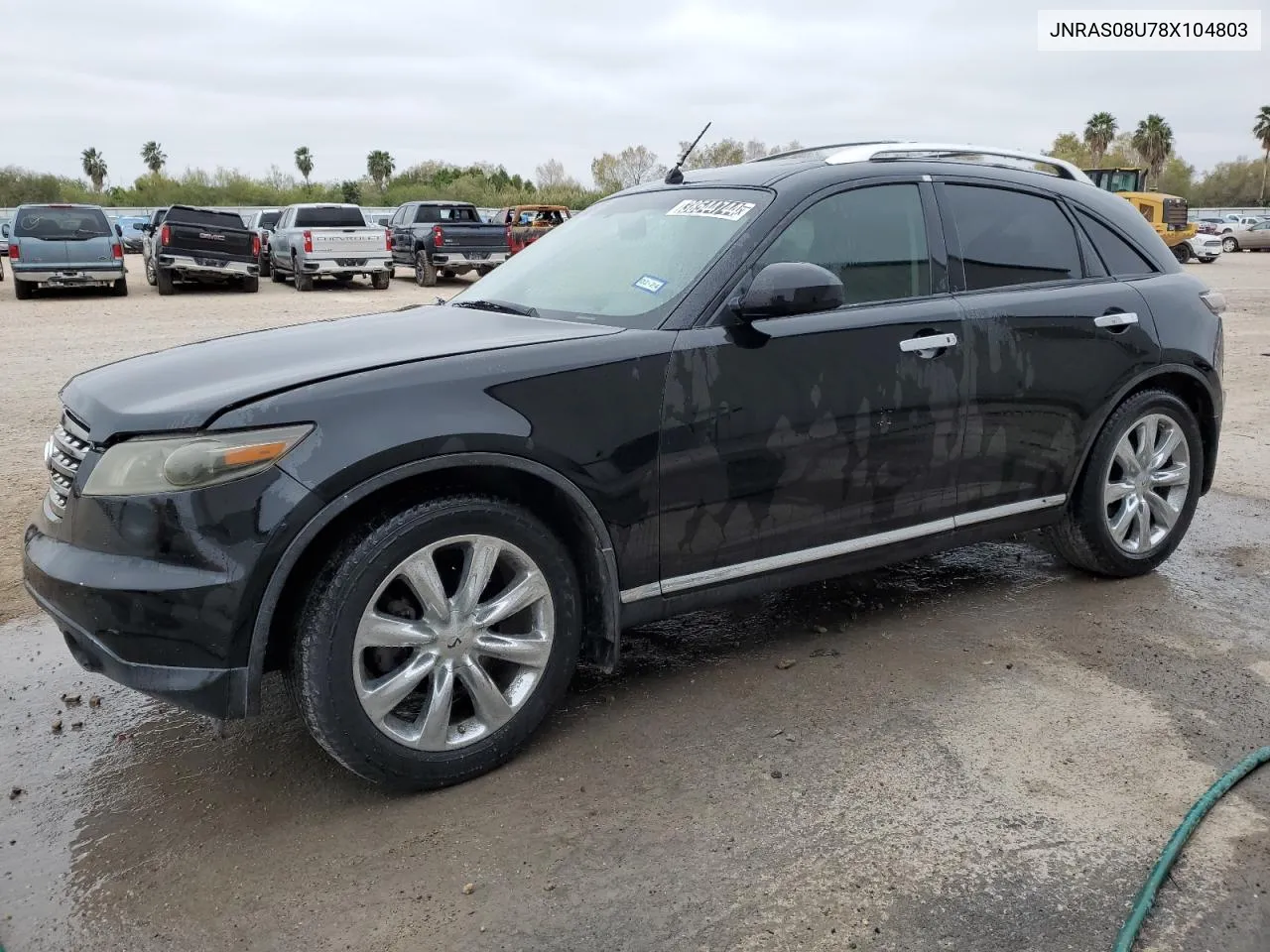 2008 Infiniti Fx35 VIN: JNRAS08U78X104803 Lot: 71118034