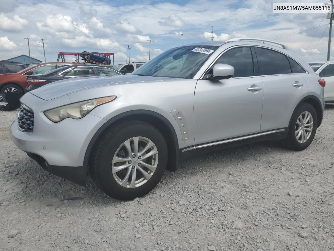 2010 Infiniti Fx35 VIN: JN8AS1MW5AM855116 Lot: 62313694