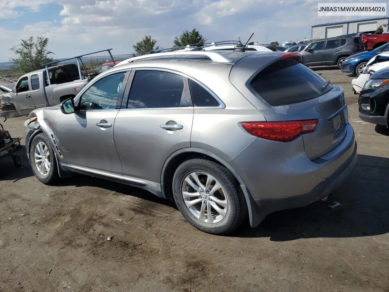 2010 Infiniti Fx35 VIN: JN8AS1MWXAM854026 Lot: 69025364