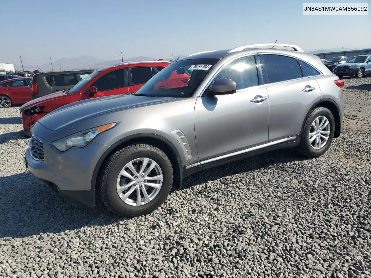 2010 Infiniti Fx35 VIN: JN8AS1MW0AM856092 Lot: 70086704