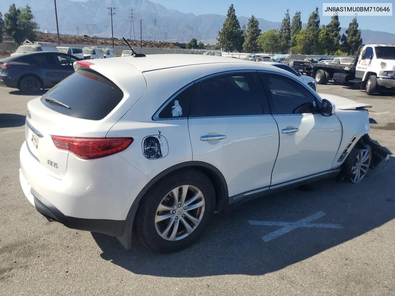 2011 Infiniti Fx35 VIN: JN8AS1MU0BM710646 Lot: 65397904