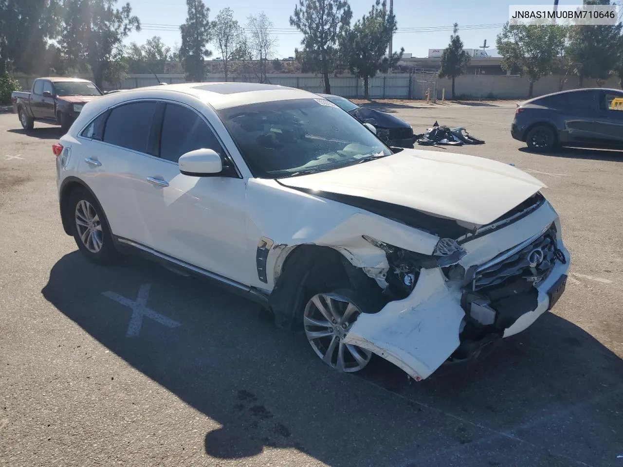 2011 Infiniti Fx35 VIN: JN8AS1MU0BM710646 Lot: 65397904