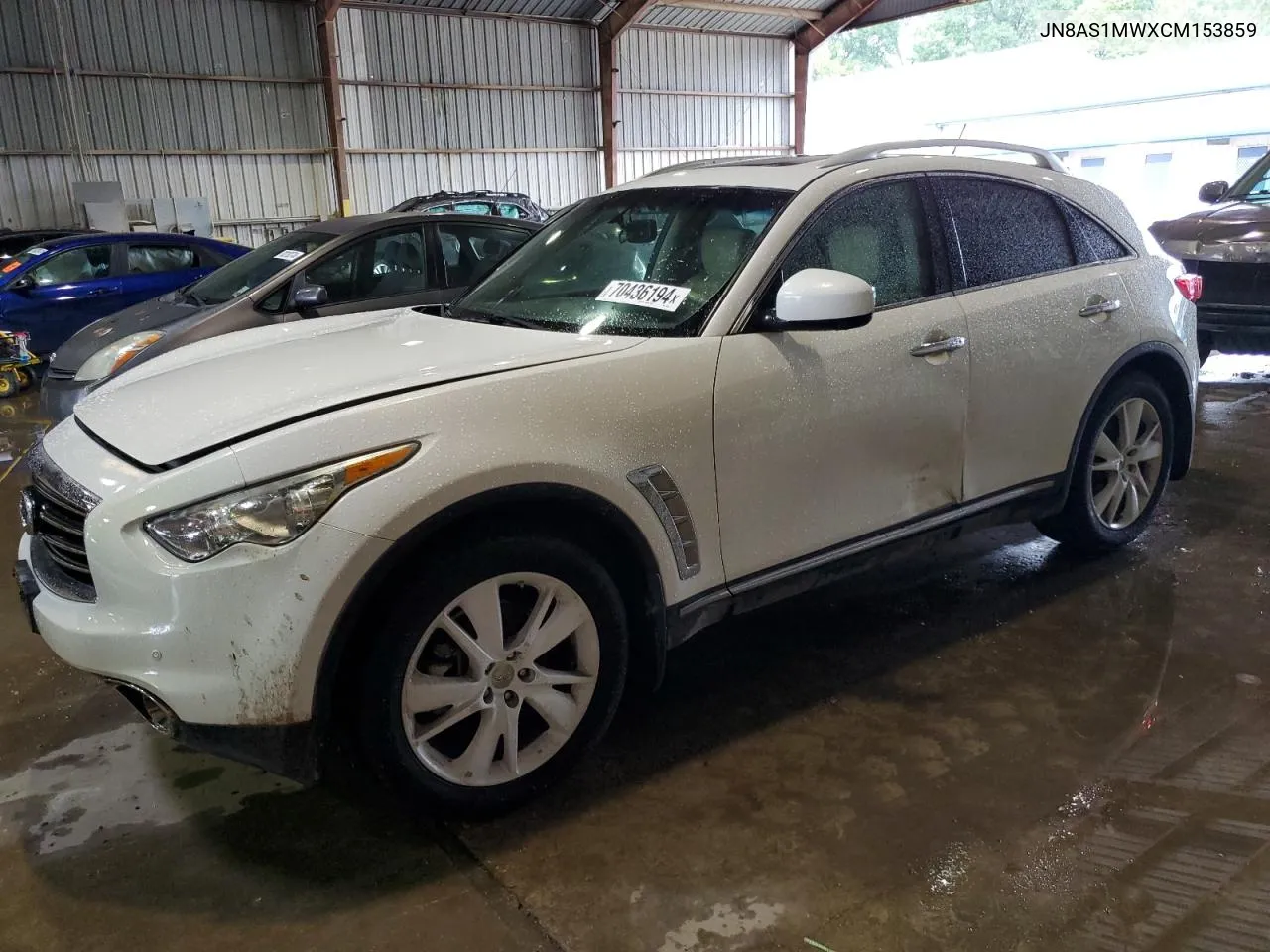 2012 Infiniti Fx35 VIN: JN8AS1MWXCM153859 Lot: 70436194