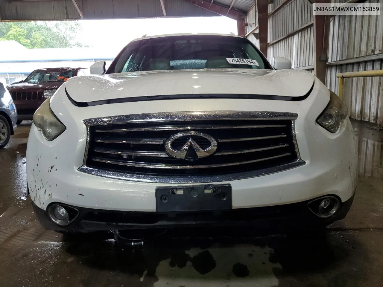 2012 Infiniti Fx35 VIN: JN8AS1MWXCM153859 Lot: 70436194