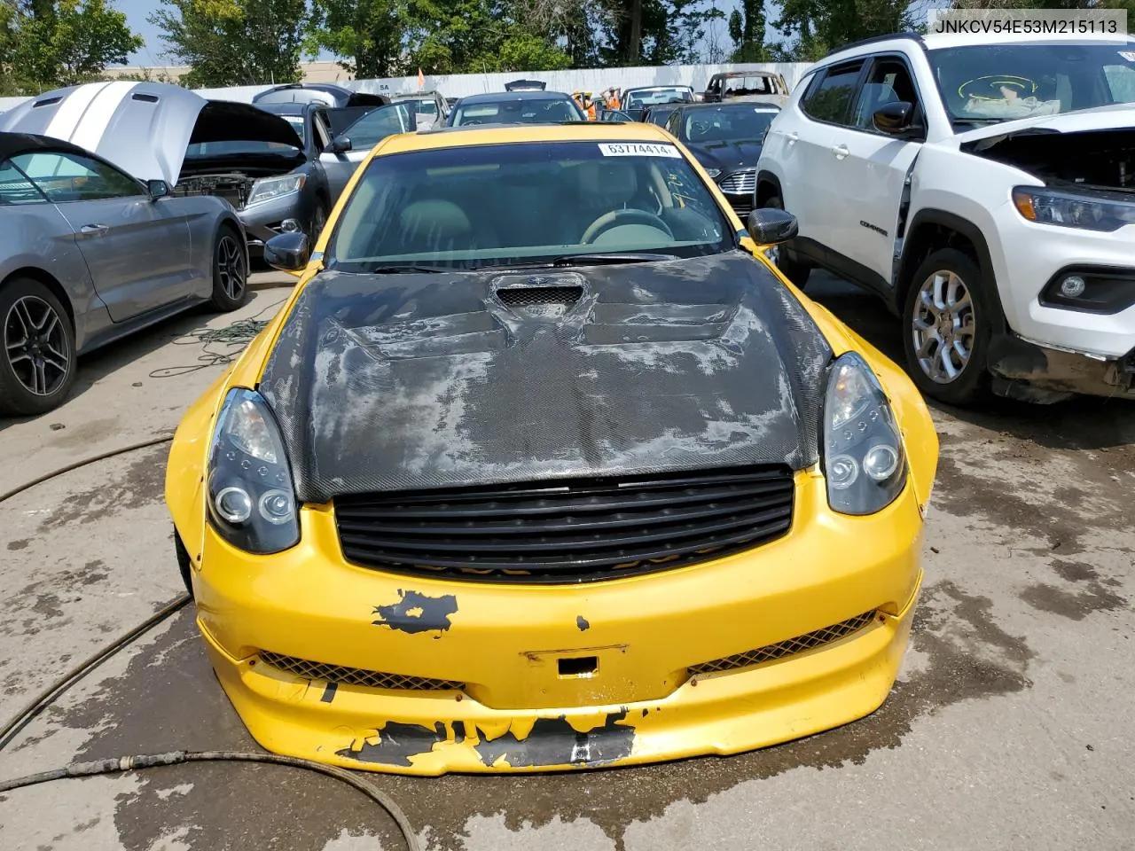 2003 Infiniti G35 VIN: JNKCV54E53M215113 Lot: 63774414