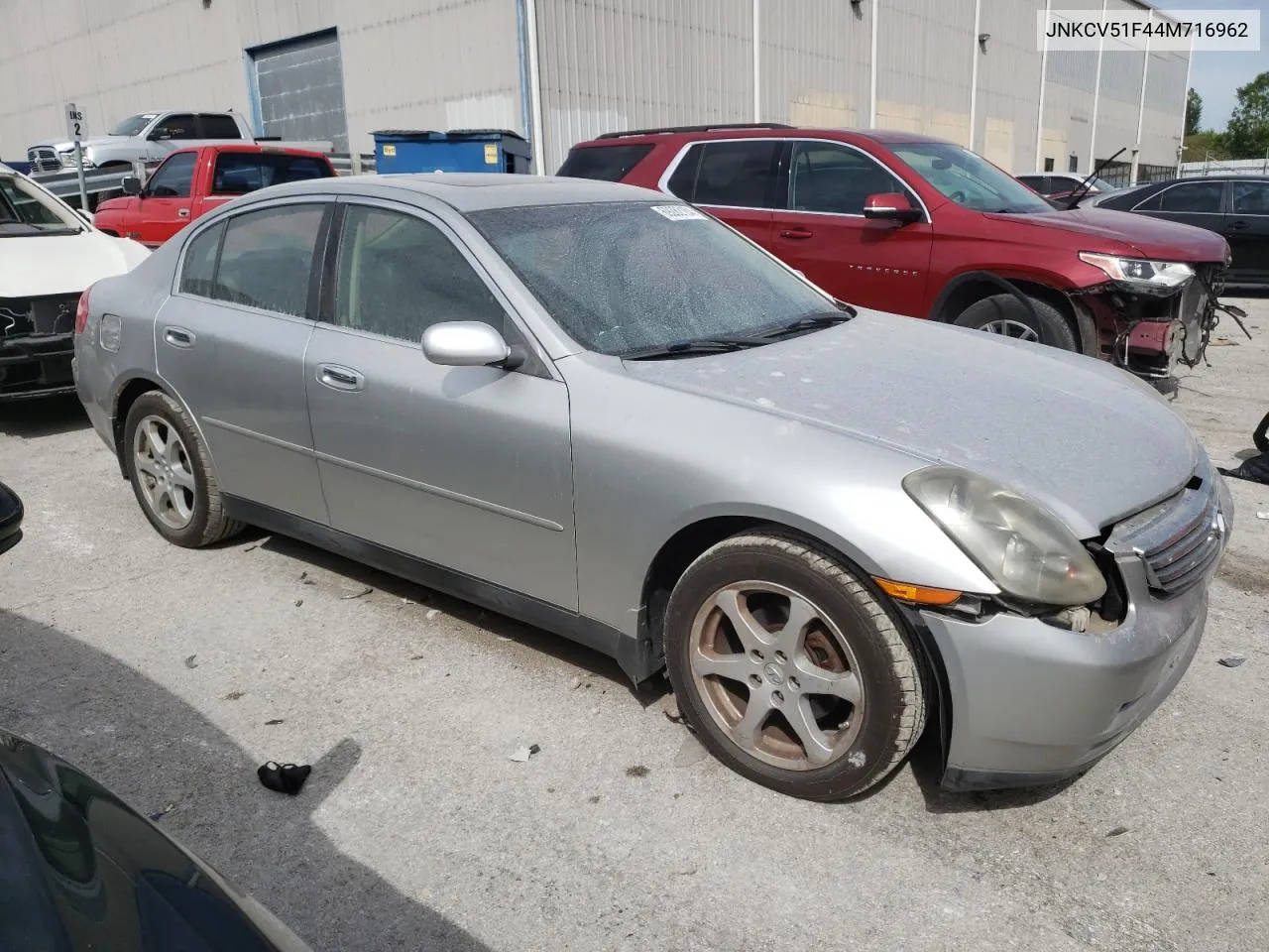 2004 Infiniti G35 VIN: JNKCV51F44M716962 Lot: 69282164