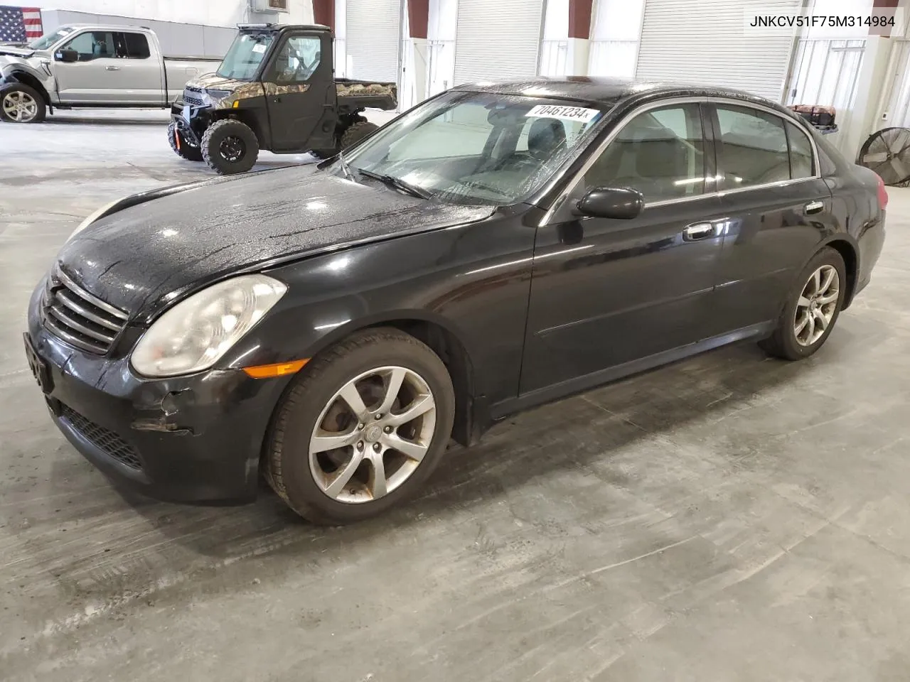 2005 Infiniti G35 VIN: JNKCV51F75M314984 Lot: 70461234