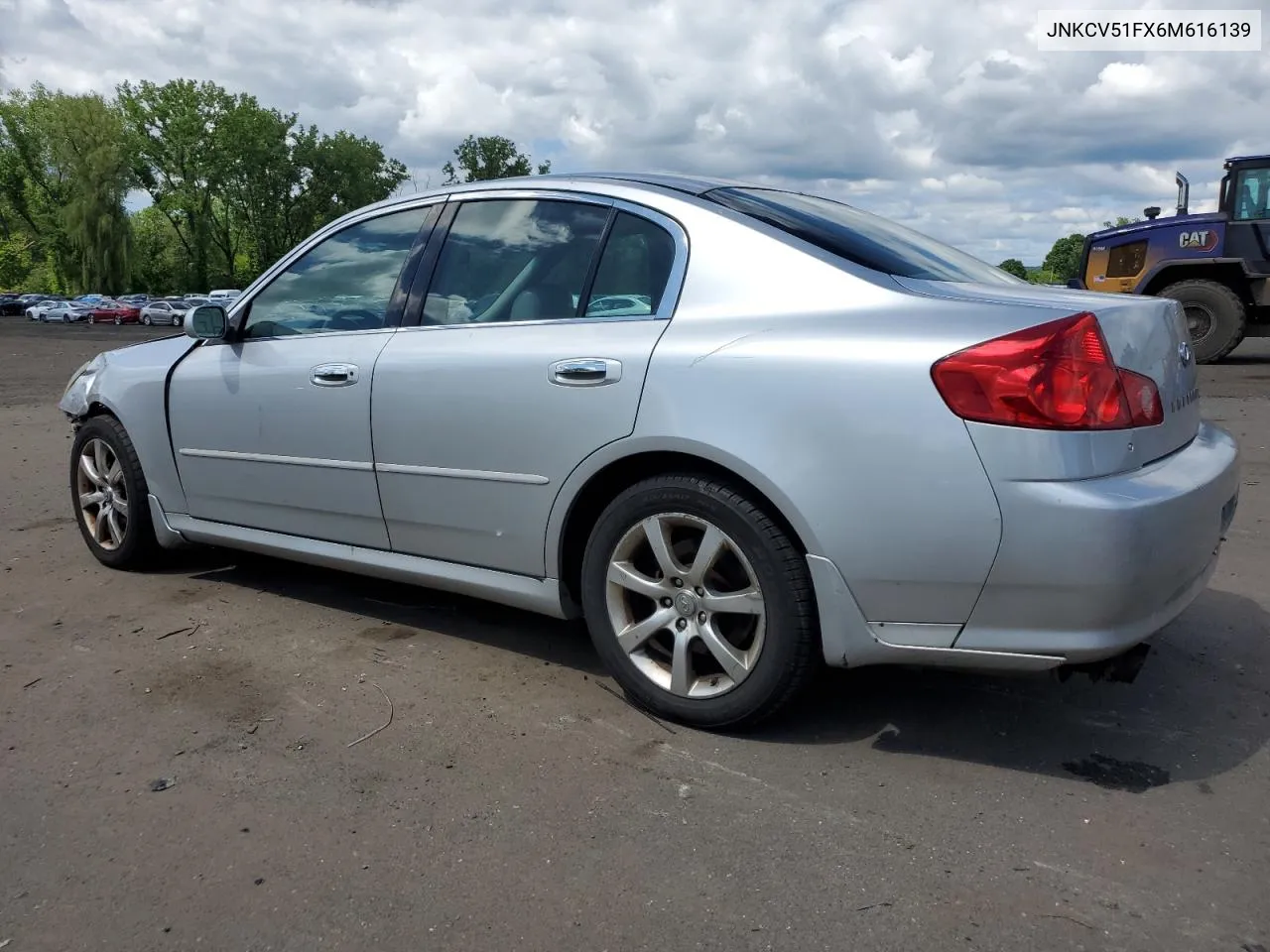 2006 Infiniti G35 VIN: JNKCV51FX6M616139 Lot: 57704294