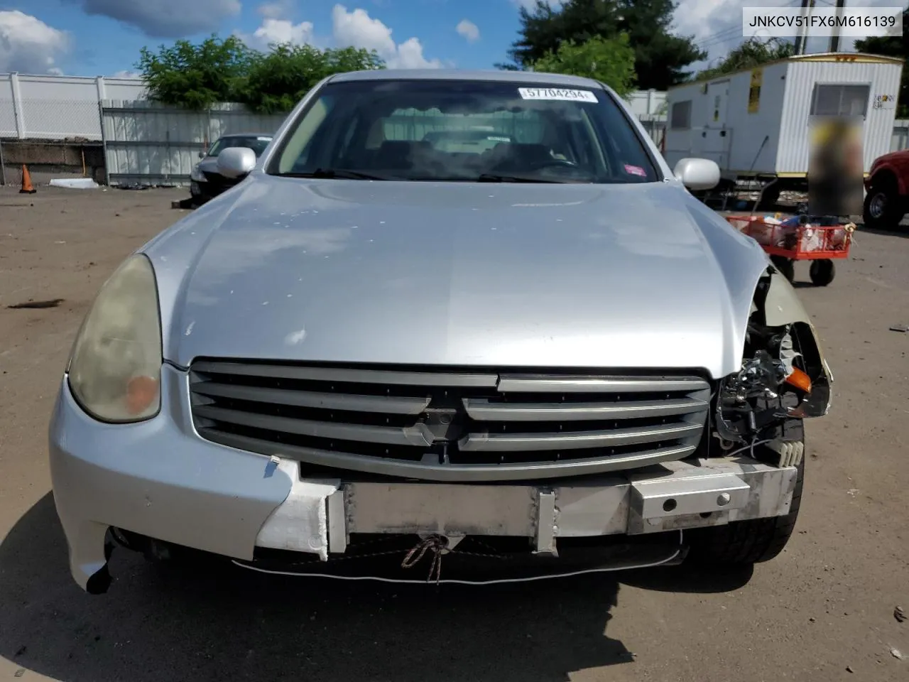 JNKCV51FX6M616139 2006 Infiniti G35