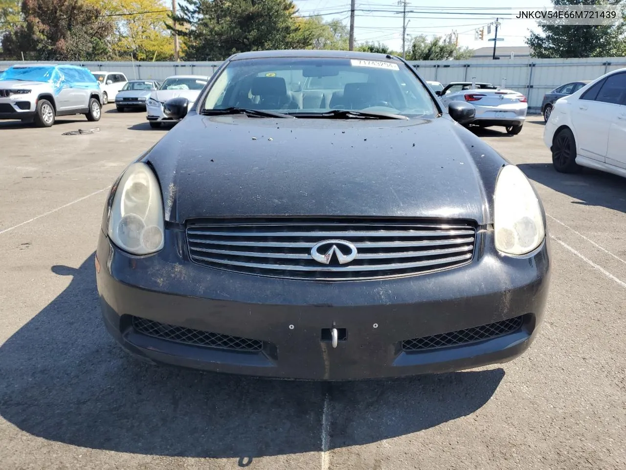 2006 Infiniti G35 VIN: JNKCV54E66M721439 Lot: 71743294