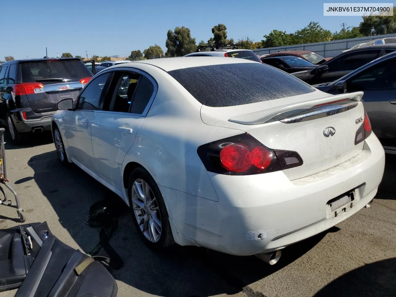 2007 Infiniti G35 VIN: JNKBV61E37M704900 Lot: 67309554