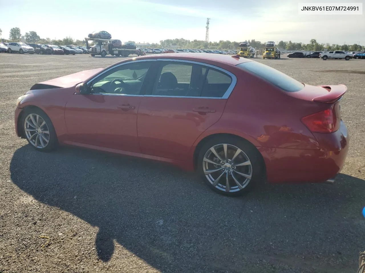 2007 Infiniti G35 VIN: JNKBV61E07M724991 Lot: 69299384