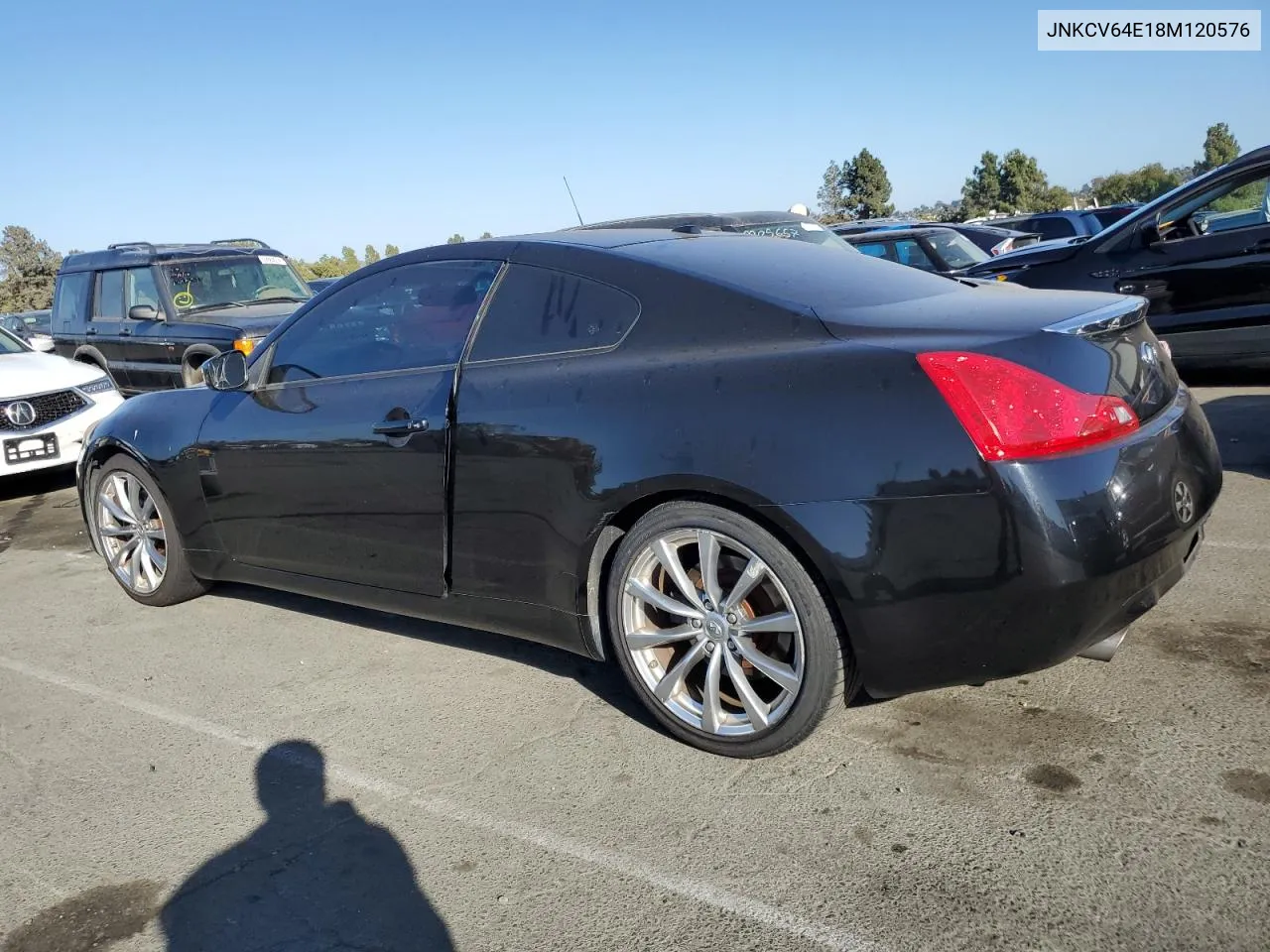 2008 Infiniti G37 Base VIN: JNKCV64E18M120576 Lot: 69723114